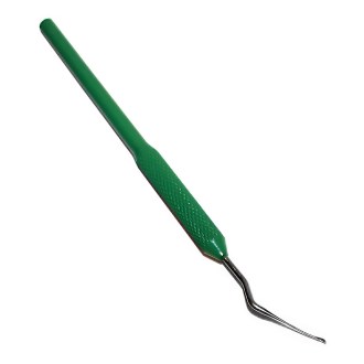 Stainless steel grafting tool for queen larvae - left